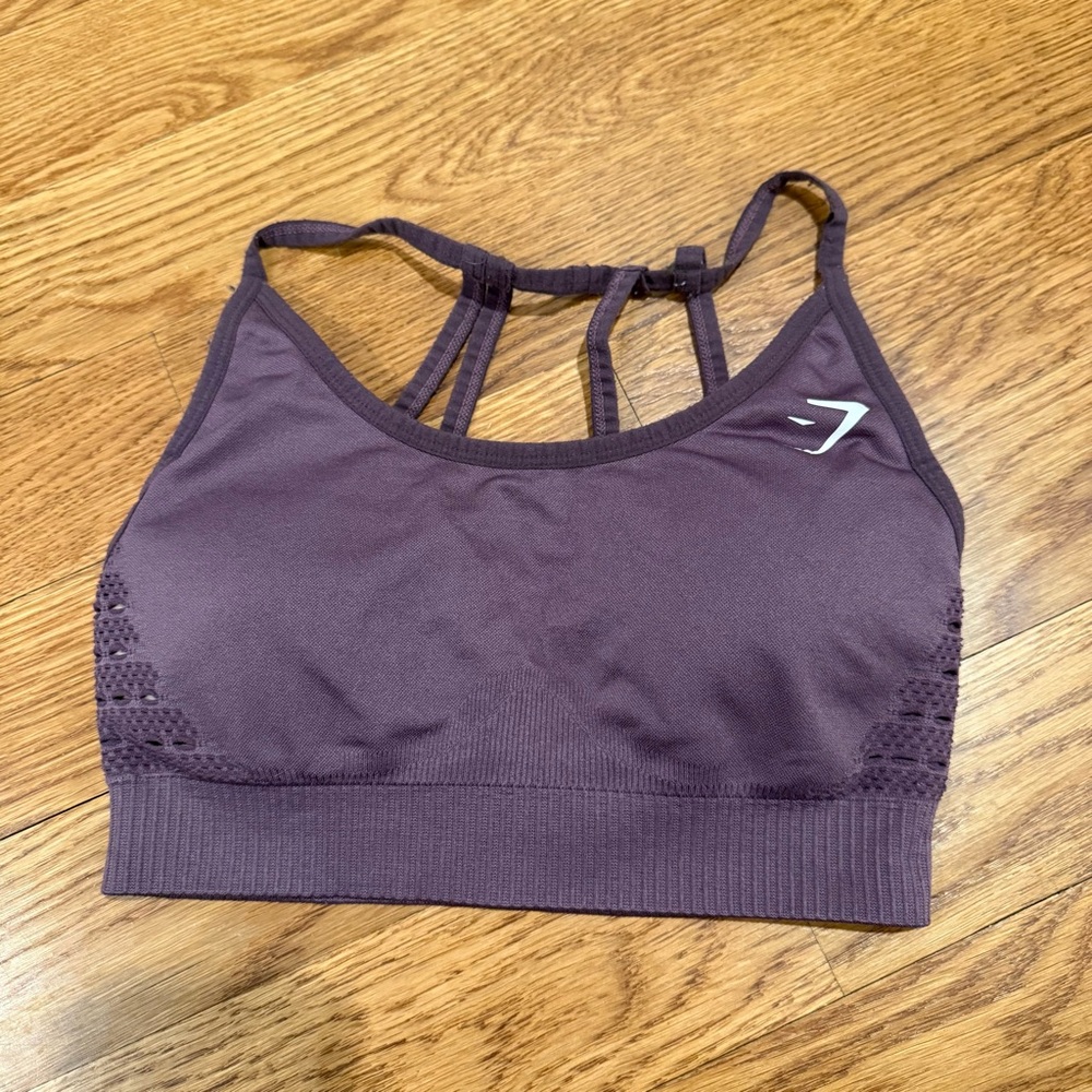 Gymshark Energy Women's Purple Sports Bra Size M